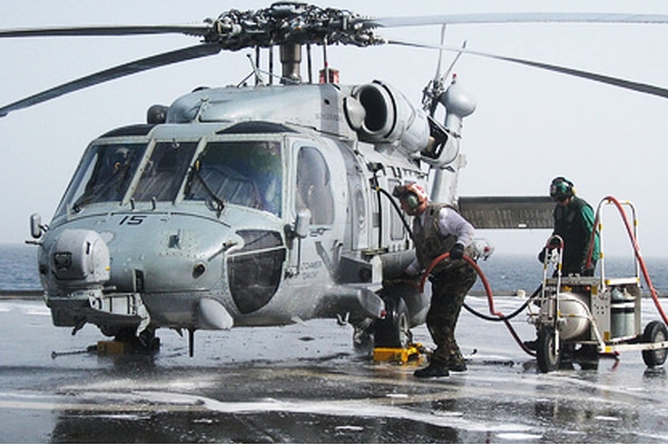 Helicopter Refuelling Fuel Transfer