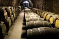 Wind Barrel or Cask Washing in Cellar