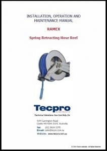 Hose Reel Installation, Operation & Maintenance Manual