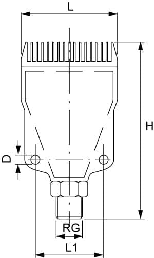 UEA fan air nozzle dimensions
