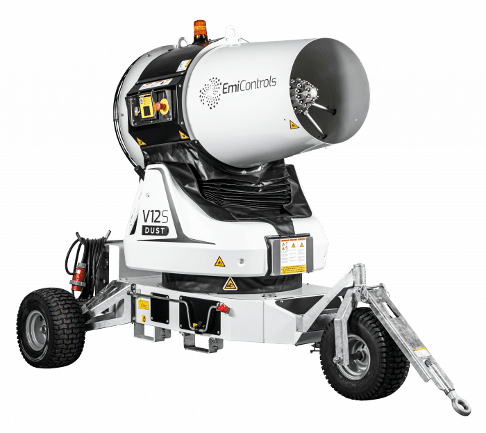 V12 dust suppression cannon by EMI controls