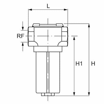 VEM - Large Capacity Filter Nozzle Dimensional Table