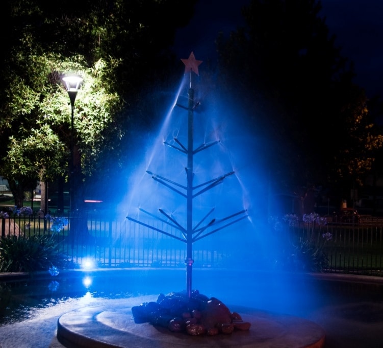 Tecpro Christmas Tree Blue Fountain
